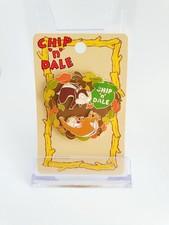 Japan Disney Authentic Chip & Dale Autumn pin 2001 limited edition