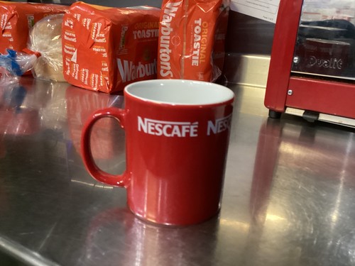 Brand new red nescafe - brand, coffee