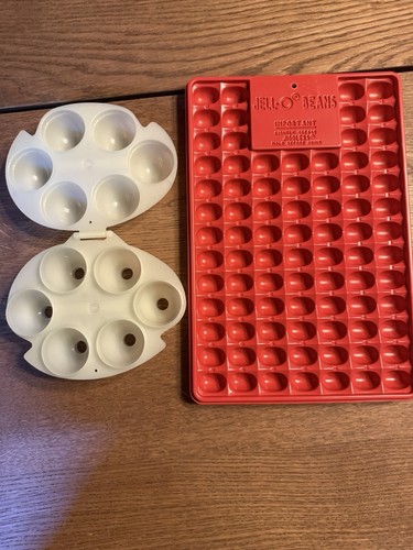 Jello jigglers molds - jello, egg
