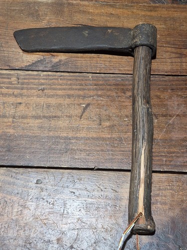 Antique hand forged froe - forged,