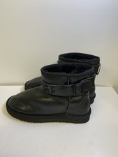 women’s boots RJS Fuzzies Sheepskin Black  Uk 7