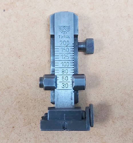 Vintage adjustable open sight