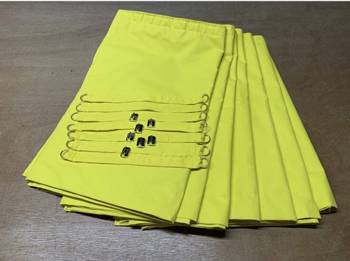 Camper van curtains yellow - camper,