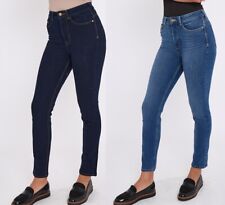 Ladies Denim Jeans Straight Magic Shaping Sculpt Stretch Marks Spencer