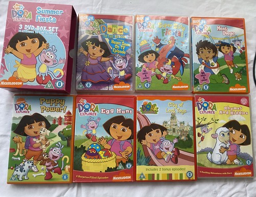 Dora the explorer dvds - 7, super