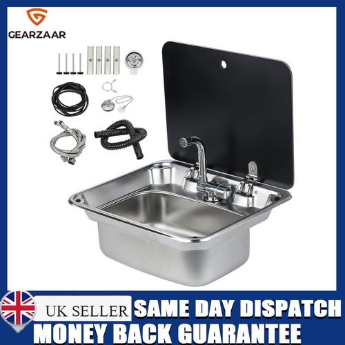 Stainless sink hand - rv,