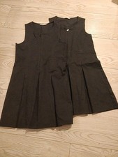 Girls navy Marks And Spencer School Dresses 2 Pack Size 9-10years