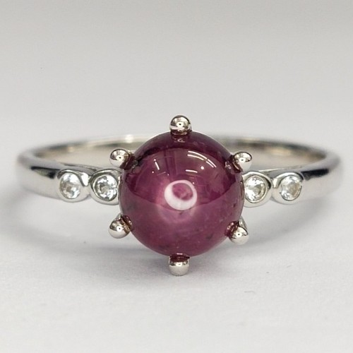 Star ruby gemstone - star,