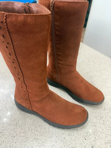 Pavers suede mid calf brown - pavers,