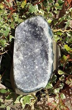 Large Pale Sparkly Amethyst Bed With Cut Base, Display Piece,  1,246 Grams