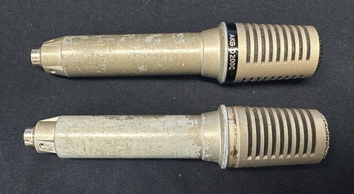 Vintage akg d200c microphones - d200c,