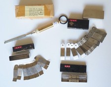 Vintage GPO BT British Telecom 3 Sets of 1970s Feeler Gauge & 1993 Tension Gauge