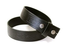 100% Real Leather Celtic Knot