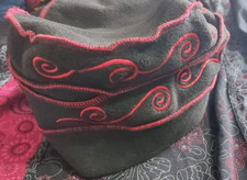 Wicked Dragon black red fleece