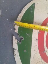 Vintage Wakefield Castrol Sign Rare Genuine Very Heavy Metal Patented Motor Oil