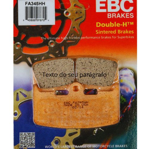 Fa345hh ebc brake pads fit - pads,
