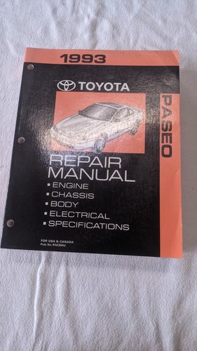 1993 toyota paseo factory - paseo, oem