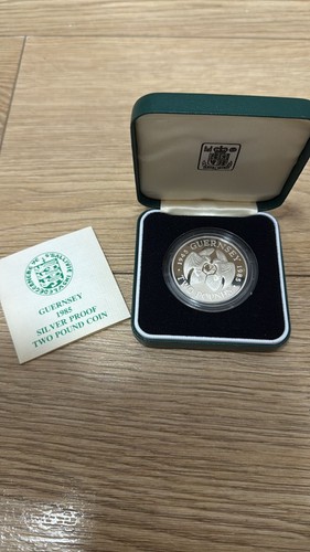 Guernsey 1985 silver proof 2 - 1985,
