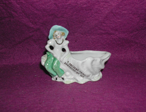 Antique porcelain lady - antique,