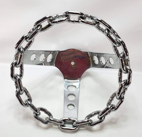 Vintage 1970 chrome chain - vintage,