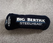 Callaway Big Bertha Steelhead 1 Wood Headcover - Retro 1W Golf Driver Head Cover