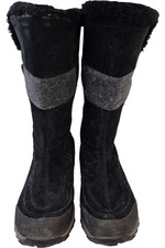 Caterpillar Polartec Classic Boots Women Black Suede Fur Lined UK 8