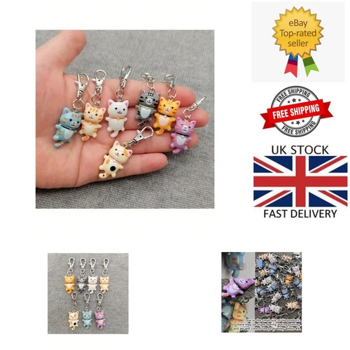 Cute cat keychain 7pcs - cute,