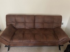 Sofa bed 3 seater Dark brown