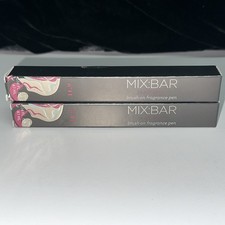 LOT OF 2 Mix Bar GLASS ROSE