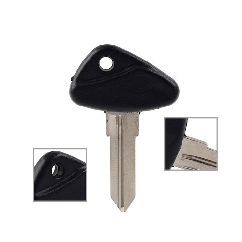 Uncut blade blank key black - uncut,