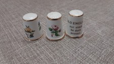 COLLECTABLE BONE CHINA THIMBLE