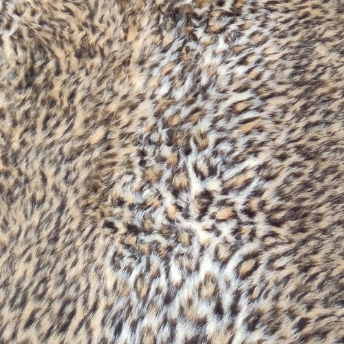 Baby leopard jacquard fur - leopard,
