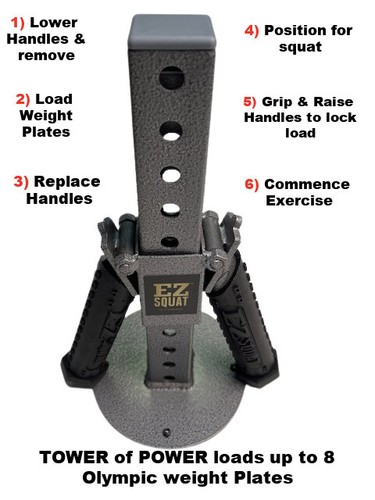 Squat plate load - ez,