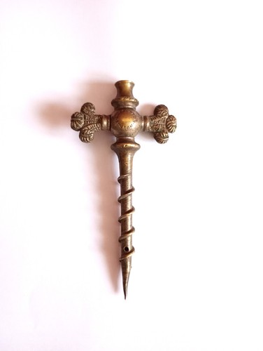 Antique champagne metal tap - champagne,