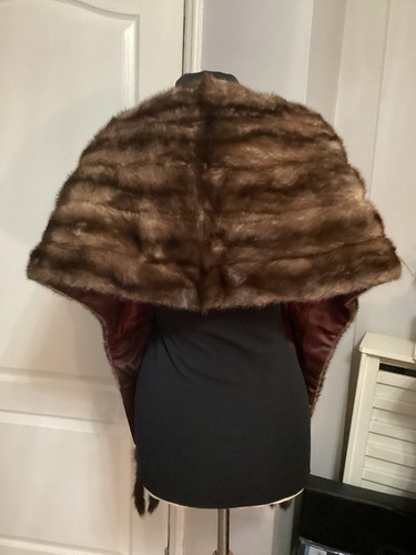 Vintage fur stole shawl - fur,