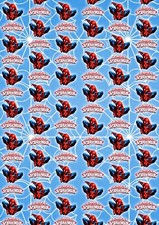 SPIDERMAN Birthday Gift Wrap -