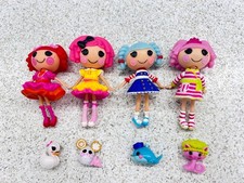 4x Mini Lalaloopsy Dolls With