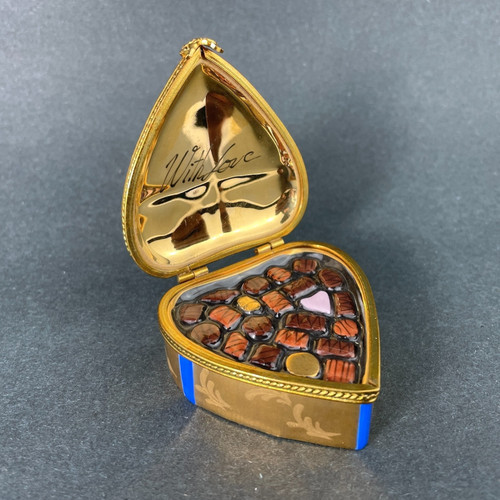 Vintage limoges gold heart - vintage,