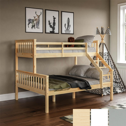Triple sleeper bunk bed solid - triple,