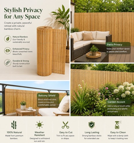 Natural bamboo strong - strong, garden