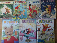 The Rupert  Bear Annual x 7