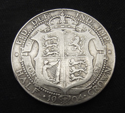 1904 edward vii half crown - 1904,