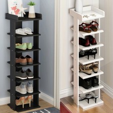 7 Tier Wooden Shoe Rack Tall