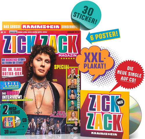 Rammstein zick zack - -, maxi
