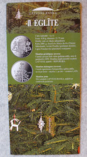 Latvian Bank 1 Lats Commemorative Coin Booklet – "Eglīte" (Christmas Tree) 2009