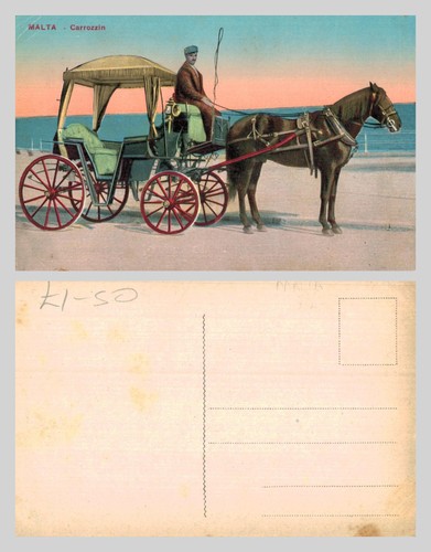 Vintage postcard malta - vintage,