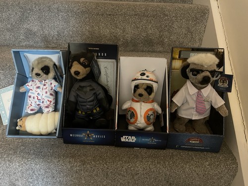 Boxed meerkat toys - boxed, toys,