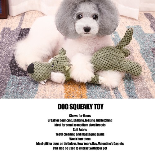 Dog squeaky toy - toy, teeth