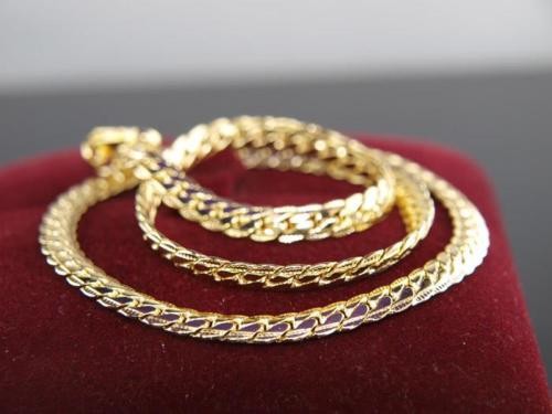 Yellow white gold - 9k,