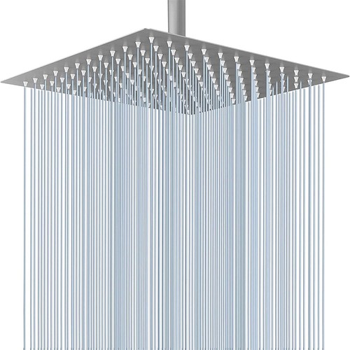 Large square stainless - large, shower